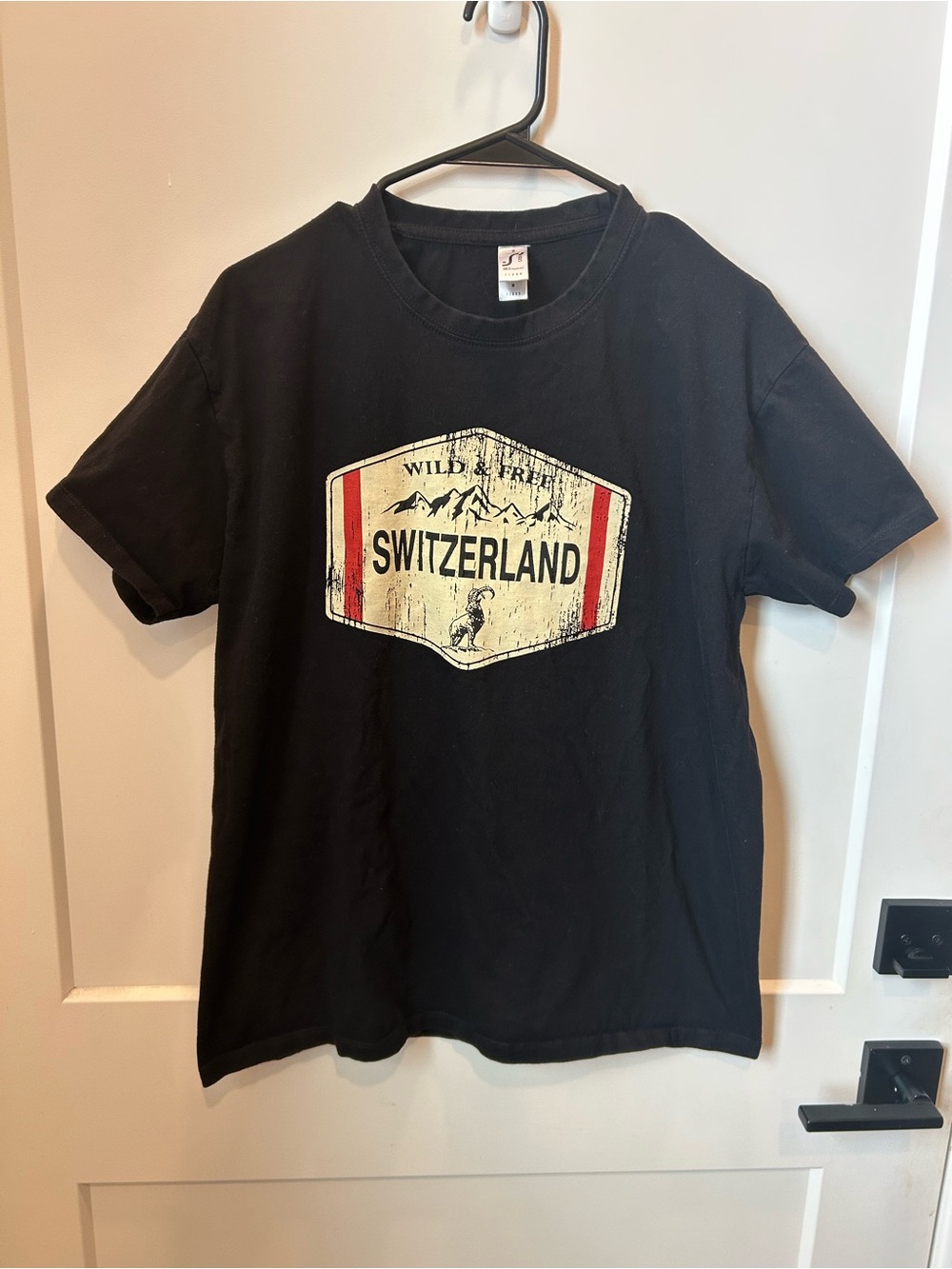 Black Switzerland Graphic T‑Shirt